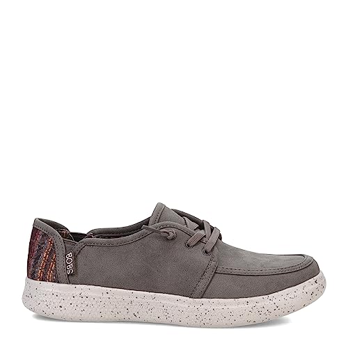 Skechers Bobs Skipper - Autumn Embrace. Vegan Suede Faux lace Slip on moc.