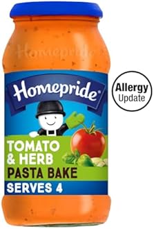 Homepride Creamy Tomato & Herb Pasta Bake, 485 g Jar (Pack of 1)
