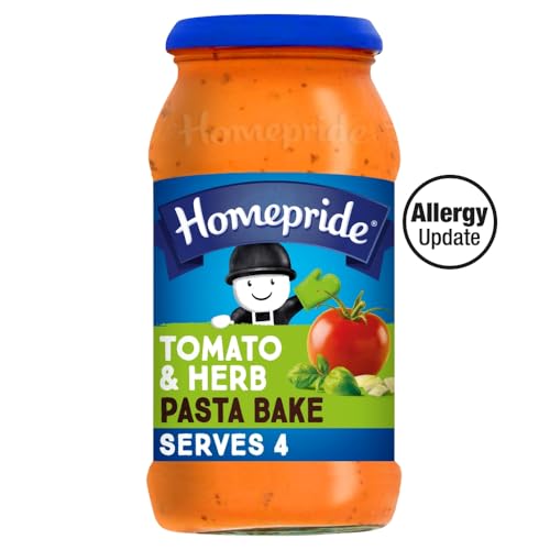Homepride Creamy Tomato & Herb Pasta Bake, 485 g Jar (Pack of 1)