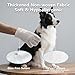 NHMFMLZW 24PCS Unscented Extra Thick Pet Glove Wipes for Dogs & Cats, Dog Cat Washing Cleaning Gloves, Dog Grooming Bath Gloves for Daily Care and Traveling, Rinse Free