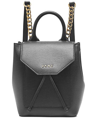 dkny mini backpack black