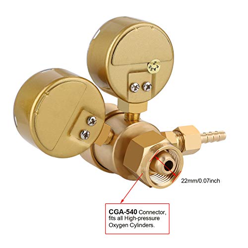 Image® Welding Gas Welder Oxygen Regulator Gauges Oxy For Victor Torch Cutting Kits Cga 540 #TOP2