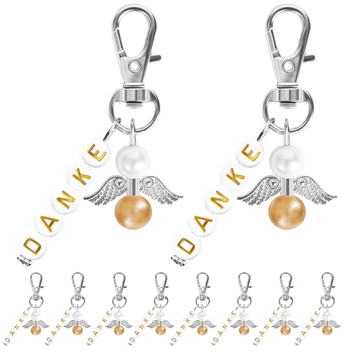 Foshird Guardian Angel Keyring Lucky Charm Pendant Guest Gift Christening Wedding Birthday Farewell Gift Party Bag, Thanks, S Foshird Guardian Angel Keyring Lucky Charm Pendant Guest Gift Christening Wedding Birthday Farewell Gift Party Bag, Thanks, S