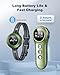 2-in-1 Dog Shock Collar & Dog Bark Collar - Smart Anti Barking Dog Training Collar with 5 Adjustable Sensitivity & 3300FT Remote for All Breeds IP67 Waterproof Rechargeable E-Collar (Green)