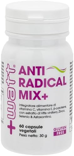Antiradical Mix - Integratori e Minerali in Capsule per Contrastare i Radicali Liberi con Astaxantina - 60 Capsule Generico - integratore