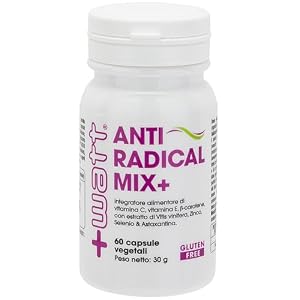 Antiradical Mix - Integratori e Minerali in Capsule per Contrastare i Radicali Liberi con Astaxantina - 60 Capsule
