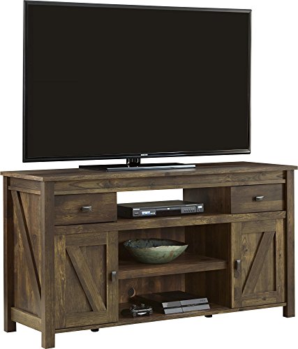 Ameriwood Home Farmington TV Stand for TVs up to 60" Wide, Rustic - Thumbnail 2