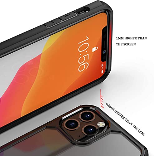Coque iPhone 12 Pro Max de qualité supérieure transparente et finitions Svart
