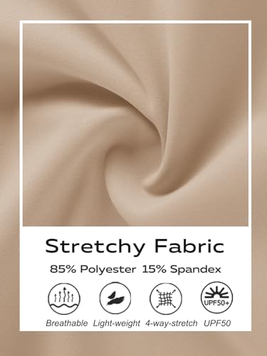 DEVOROPA Youth Boys Golf Shorts Stretch School Uniform Clothes Kids Flat Front Dress Chino Hybrid Twill Casual Shorts Pockets4