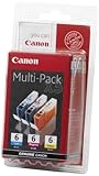 Canon BCI-6 Multipack - 3er-Pack - Gelb, Cyan, Magenta - Original - Blisterverpackung - Tintenbehälter - für BJ-S820; i990, 99XX; PIXMA IP3000, IP4000, iP5000, iP6000, iP8500, MP750, MP760, MP780