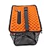 Aosekaa Floating Fishing Basket Folding Rubber Coated Large Capacity Portable Top Zipper Fish Guard Bag Fish Basket Fishing Mesh Cage, Orange 29x21x24cm