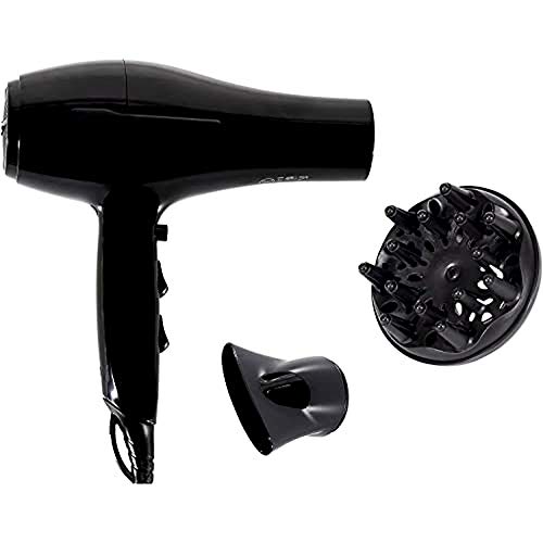 SECADOR PELO SECADORA SEMI PROFESIONAL 2000W DIFUSOR INCLUIDO