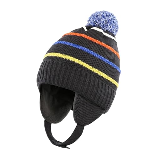 Winter Hat Beanie Windproof Knit Hat, Knitted Hat for Newborn Children Infant Autumn