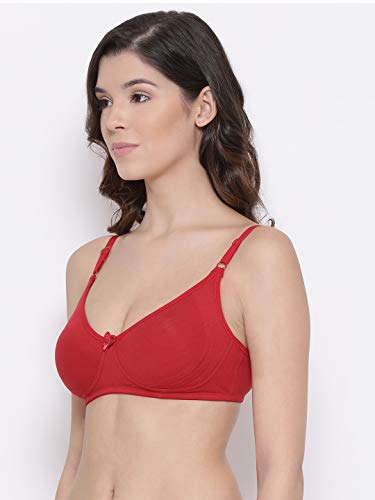 Image of Lyra Women's Moulded Encircled Bra(513) Pack of 2 White & Black,30B