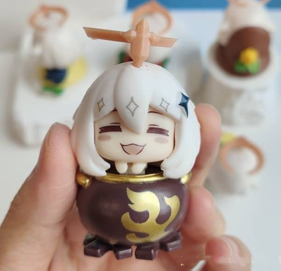 Amazon.co.jp: 6点セット 原神 くいしんぼうパイモン フィギュア