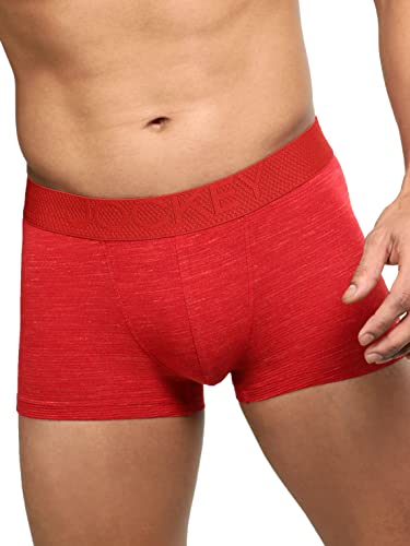 Image of Jockey LM06 Men's Bamboo Cotton Elastane Mesh Trunk with Ultrasoft Waistband and Stay Dry Treatment