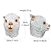 White Sheep Mask Lamb Full Head Mask Latex Realistic Animal Costume for Adults, Hand Painted Farm Animal Mask for Halloween, Cosplay, Carnival, Masquerade Party & Fancy Dress