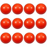 Kymqlyw 12 Pcs Red Foam Stress Ball Squeeze Stress Relief Balls for Kids and Adults Hand Exercise Sensory Relief Toys for Autism Anxiety ADHD (red)