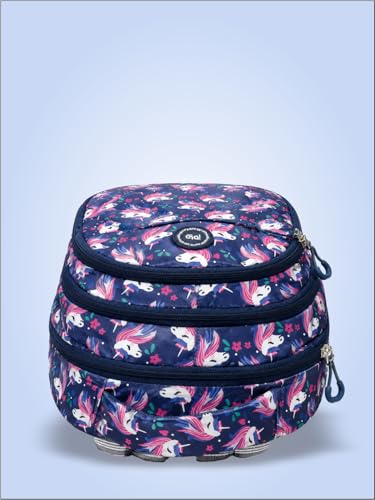 Image of PB Pearlbags Sigma 13L Printed Backpack, 3 Compartments, Bottle Holder, Organizer, Premium Fabric, Water Resistant Anti Theft, School Bag for Boys and Girls