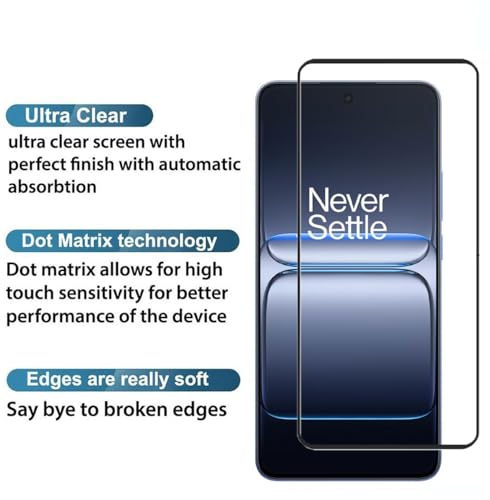 Image of HD Tempered Glass Screen Protector Compatible for OnePlus Nord CE 5 5G with Edge to Edge coverage and Easy Installation kit
