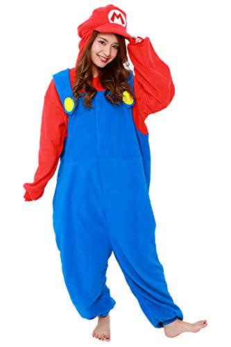 Super Mario Bros Kigurumi Onesie (Mario) (One Size)