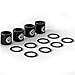 Fireball Dragon Spacers and Washers for Skateboards and Longboards (Skateboard Spacers (Black))
