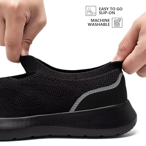HOBIBEAR Men Walking Shoes | Wide Toe Box | Slip On Sneakers4