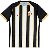 ascoli calcio Nessun logo sponsor NIKE Maglia da calcio Ascoli Calcio 1898, da uomo, 2024-2025, Nero/Bianco, M