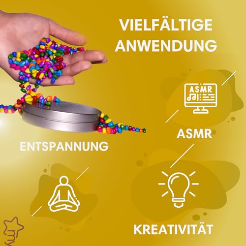 myHodo Crack Magnets Premium Set (1150+ Stück, 5-7mm) - Bunte Magnetsteine (Sanfte Magnetkraft) | Magnete für Stressabbau & Kreativität, Sensorisches Spielzeug | ASMR Trigger & Magnetspiel Edition