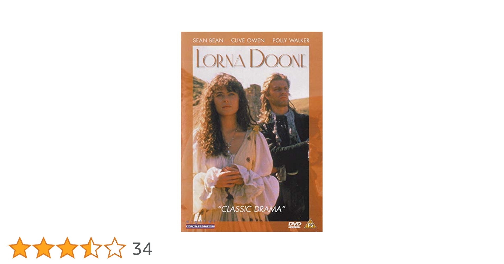 Lorna Doone [DVD]: Amazon.co.uk: Sean Bean, Billie Whitelaw