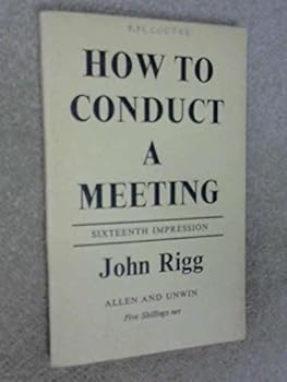 Paperback How To Conduct A Meeting Book