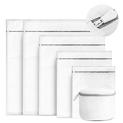 Yakiki Bolsa para Lavadora, Bolsas de Colada, Bolsa Malla de Lavandería, para Lavadoras, Ropa Delicada, Sujetador, Blusas, Calcetería y Lencería, Viajes (B)