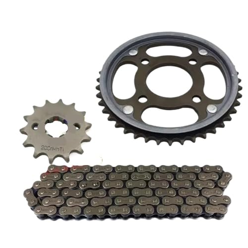 Kit chaîne moto 122L résistant aux à-coups pour CBF150
