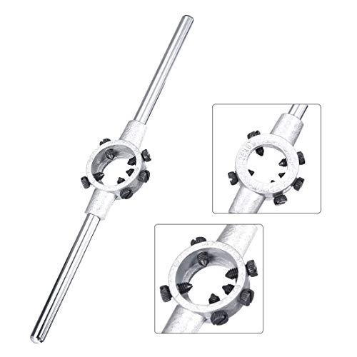 Soporte para troqueles métrico uxcell con mango redondo para terraja 4
