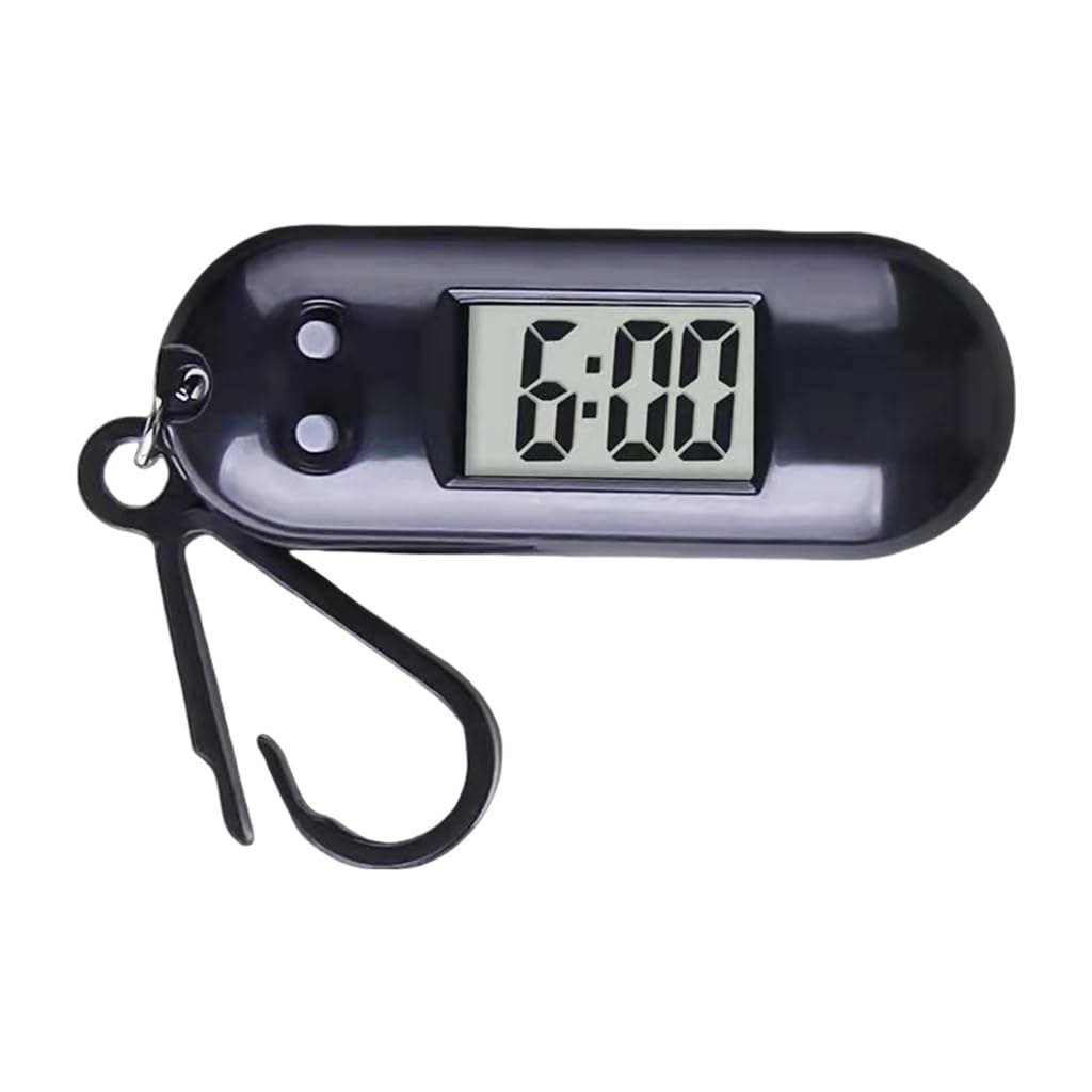 GMBYLBY Lightweight LED Digital Keychain Pocket Watch Miniature Clock Electronic Timepiece Accessory for Students and Kids