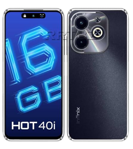 Image of Soft Silicone TPU Back Cover Compatible with Infinix Hot 40i / Smart 8 HD /Tecno Spark GO (2024)