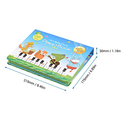 KOCAN Livre de piano à 20 touches Clavier de piano électronique et livre de musique Recueil de chansons pour piano 2 en 1 avec clavier intégré avec 10 instruments et 10 chansons Gadget musical,Livre d - Les Beatles, Paul McCartney, John Lennon, RIngo Starr, George Harrison KOCAN Livre de piano à 20 touches Clavier de piano électronique et livre de musique Recueil de chansons pour piano 2 en 1 avec clavier intégré avec 10 instruments et 10 chansons Gadget musical,Livre d – Image 3