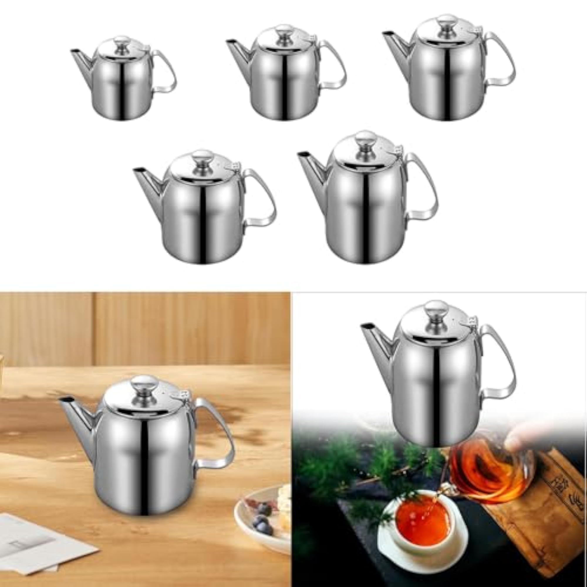Modern Stovetop Stainless Steel Tea Kettle
