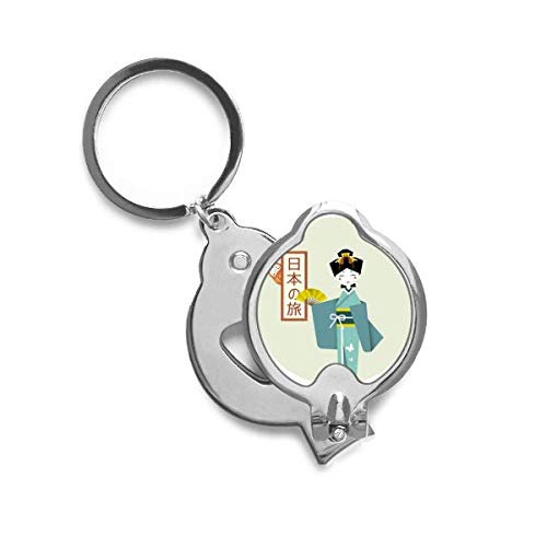 Coupe-ongles motif fille japonaise pour une manucure soignée lors de vos voyages