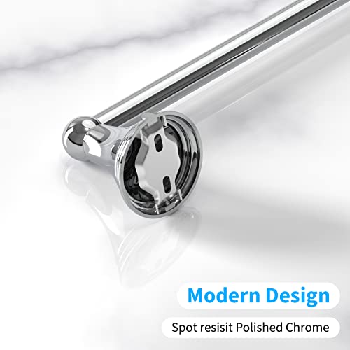 Newfun 8-Pieces Polished Chrome Bathroom Accessories Set, Bathroom Hardware Set Include 2 * 24 Inch Towel Bar, 2*Toilet Paper Holder 2*Towel Ring Towel 2* Towel Hook #TOP2