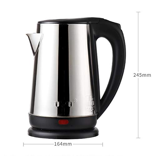 Tetera eléctrica acero inoxidable 2.3 L 1500W miniatura 2