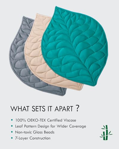 Image of Kaisa Weighted Blanket for Adults(5 lbs, 23 inchx29 inch), Weighted Lap Blanket Machine Washable, Small Heavy Blankets with Glass Beads for Home Sleep &Travel,Green