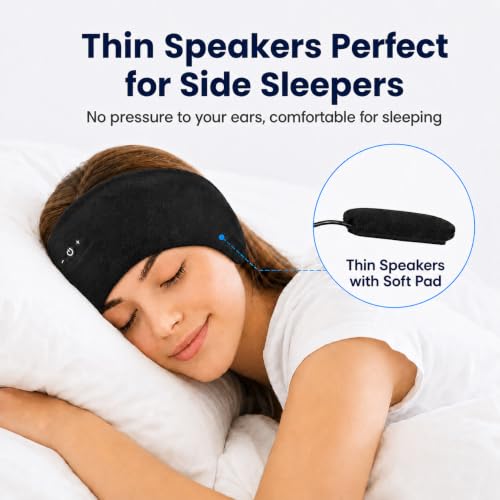 Sleep Headphones Bluetooth Headband Ultra-Thin Speakers for Sleep 2-Pack - image 3