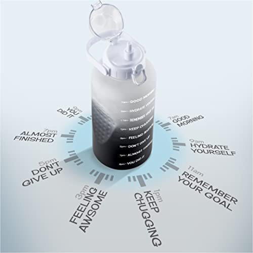 You Got This Living YGT-SWB-K Motivational Water Bottle With Straw & Handle,One Gallon Water Bottle 128 Oz/3.8L,Reusable Water Jug thumb #3