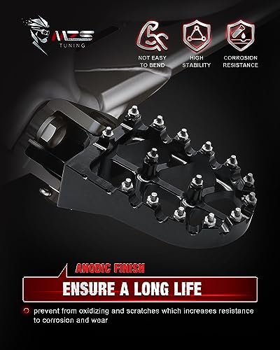 Image of MZS Dirt Bike Foot Pegs for KX250 KX450 KX450F CRF300L CRF450R CRF1000L