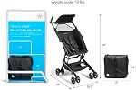 Munchkin Sparrow Poussette pour bébé, Ultra Compact et léger, pour les bébés et les tout-petits, Noir