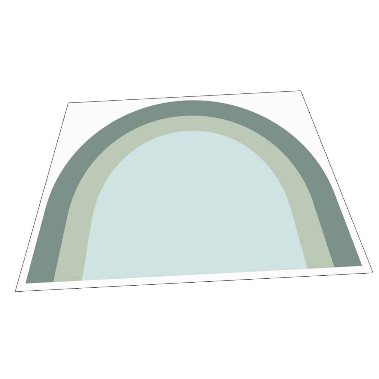 Papier Peint Moderne Géométrique PVC Arches Autocollantes Décoration Murale Stylée