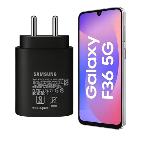 Image of Samsung Galaxy 25W PD 3.0 Charger USB Type C Adapter for Samsung Galaxy M06|F06|M16| F16|M05|M35|F05| A06|A16|M55s | Z Fold 7 /6 /5 /4,Z Flip6 /5 /4, S25 /S24 /S24+ /S24 Ultra, S23 /S23 | Fast Charging, Black