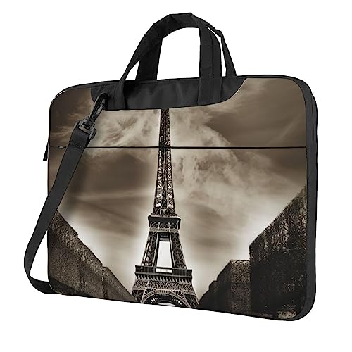 Sacoche ordinateur portable Paris Tour Eiffel - Grand sac à bandoulière étanche