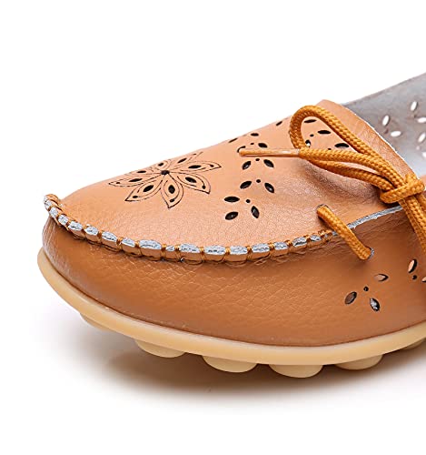Image of VenusCelia Women's Breathable Comfort Walking Office Flat Loafer
